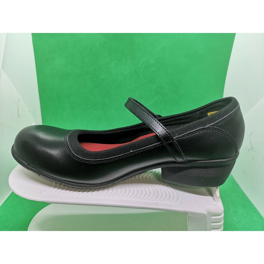 Skechers Womens 76583 Black Memory Foam Slip Resistant Comfort Shoes Size 8.5 - Picture 3 of 12
